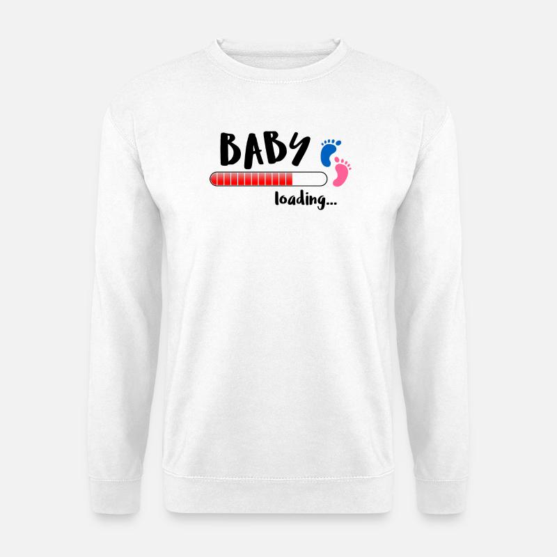 Baby Loading Füße - Unisex Pullover - Weiß