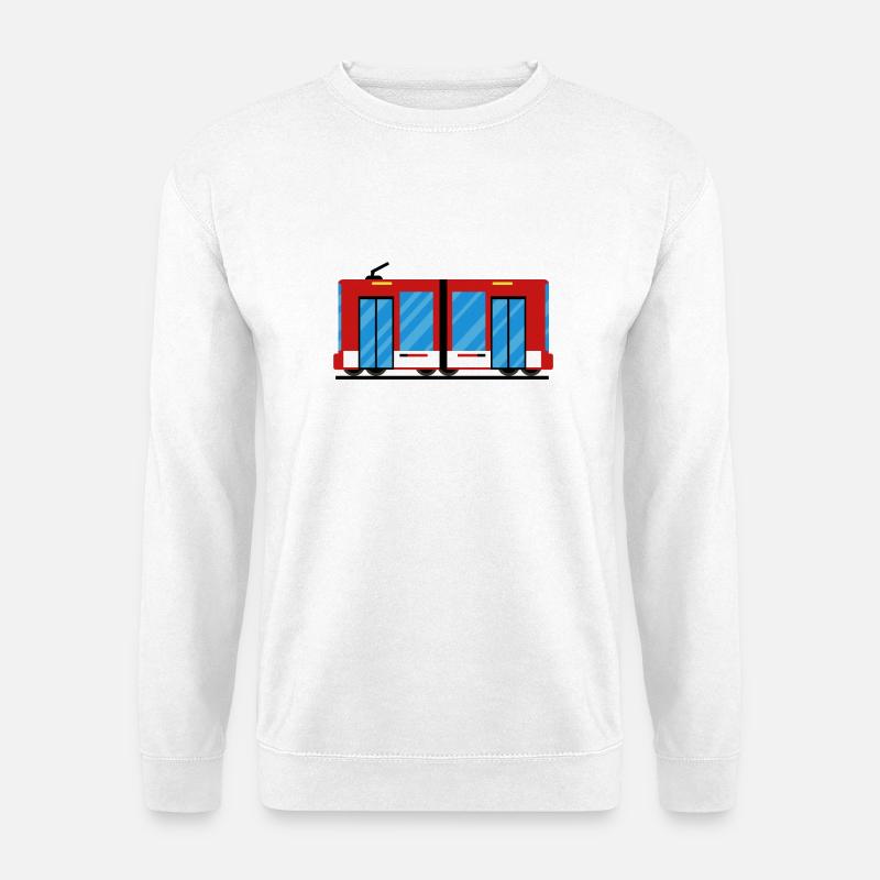 Tram tram train - Unisex Sweatshirt - white