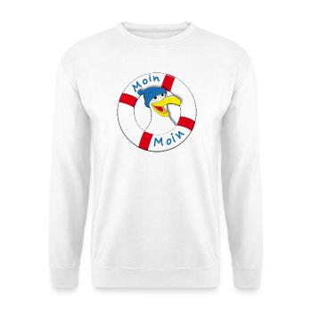 MOIN MOIN - Unisex Pullover - Weiß - Vorne