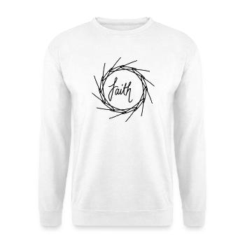 La foi - Sweat-shirt Unisexe - blanc - Devant