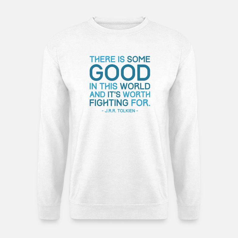 Es gibt einige gute - Unisex Pullover - Weiß