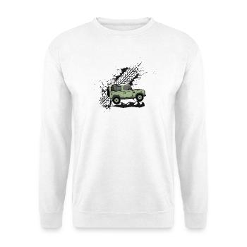 Defender 90 Splash - Unisex Pullover - Weiß - Vorne