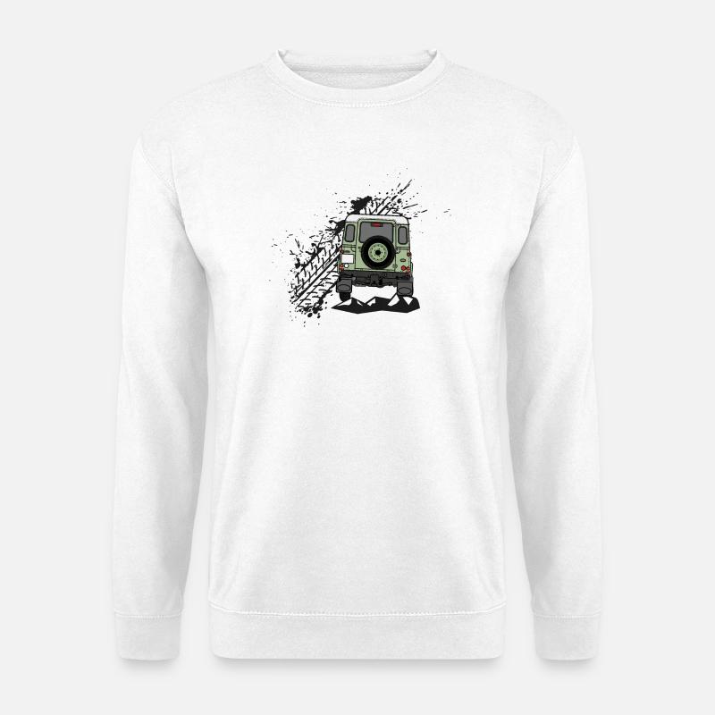 Defender Splash Rear - Unisex Sweatshirt - white