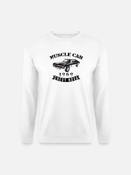 Vintage Chevy Nova Design - Unisex Pullover - Weiß