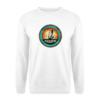Windsurfing Design - Unisex Pullover - Weiß - Vorne