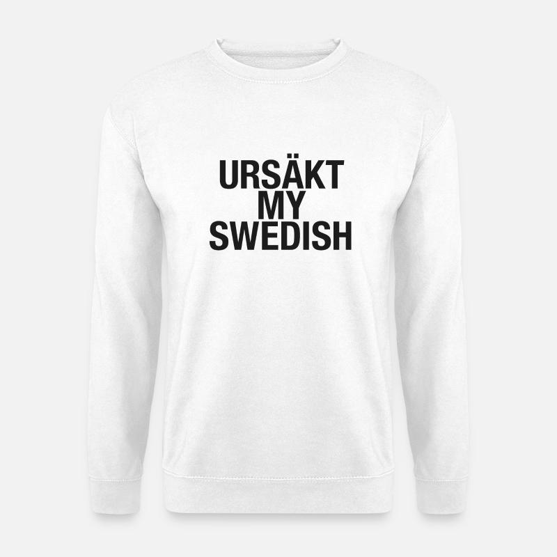 Schwedische Sprache Sweden Schweden Schwedisch - Unisex Pullover - Weiß