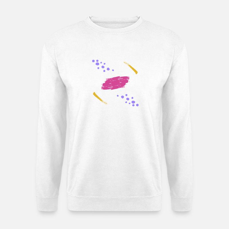 Comets orbiting their planet - Unisex Sweatshirt - white