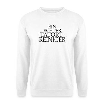 Tatortreiniger - Unisex Pullover - Weiß - Vorne