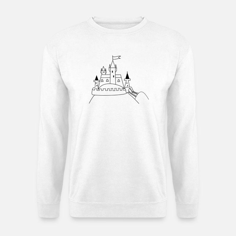 Schloss - Unisex Pullover - Weiß