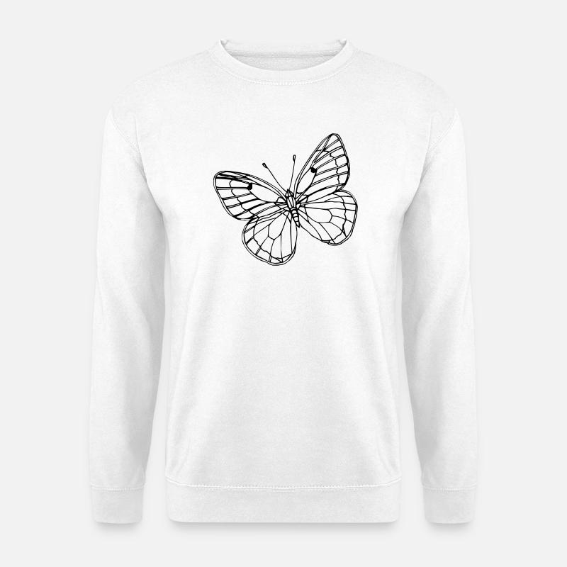 Butterfly - Unisex Sweatshirt - white