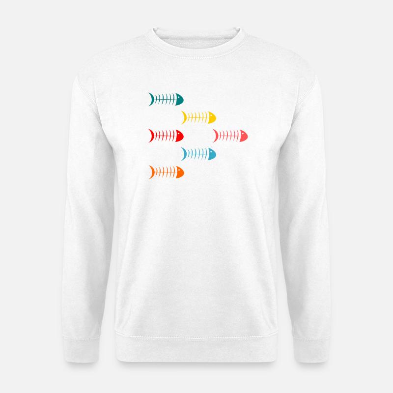 Sardinen - Unisex Pullover - Weiß