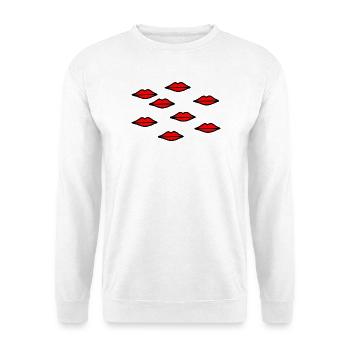 Mouths - Unisex Sweatshirt - white - Front