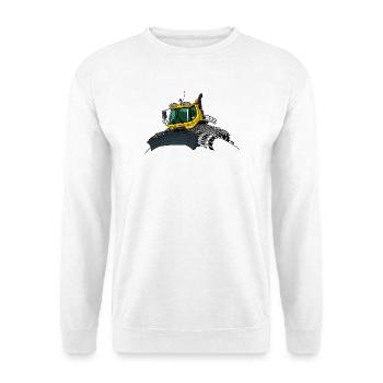 gelbe Schneeschaufel neu - Unisex Pullover - Weiß - Vorne