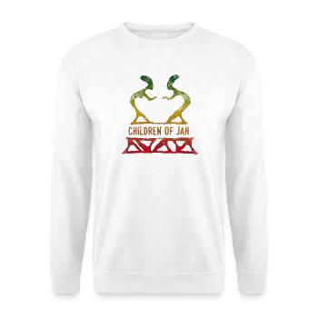 enfants de jah reggae - Sweat-shirt Unisexe - blanc - Devant