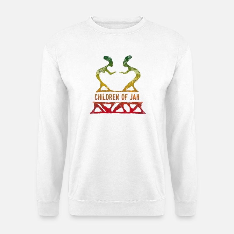 children of jah reggae - Unisex Pullover - Weiß