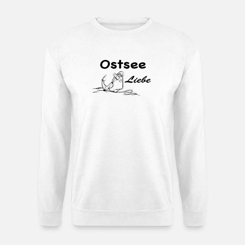 Ostsee Liebe - Unisex Pullover - Weiß