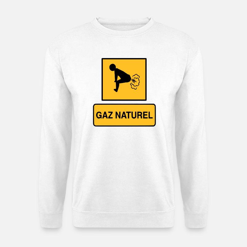 Erdgas - Unisex Pullover - Weiß