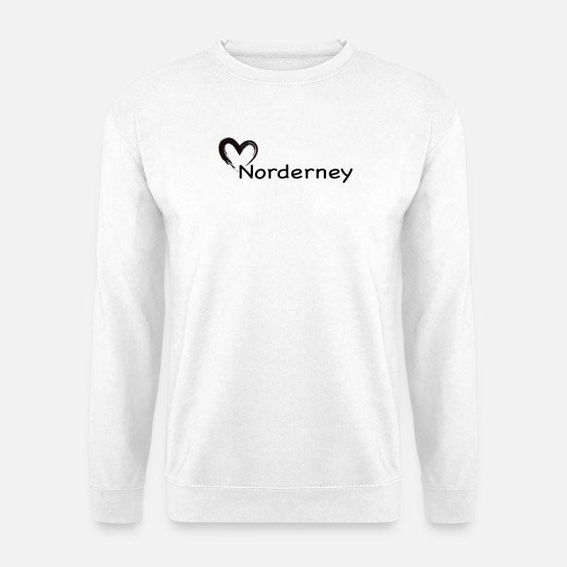 Ein Herz für Norderney - Unisex Pullover - Weiß