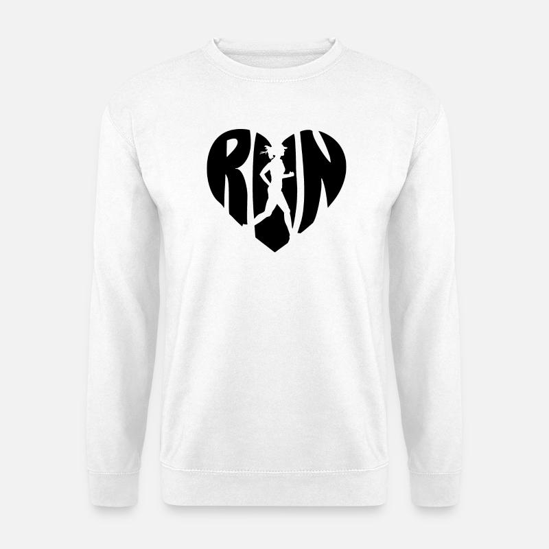 Lauffrau - Unisex Pullover - Weiß
