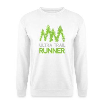Ultra Trail Runner - Unisex Sweatshirt - white - Front