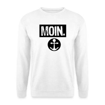 Jeu abstrait de couleurs en noir et blanc - Sweat-shirt Unisexe - blanc - Devant