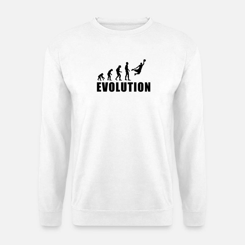 EVOLUTION BASKET gift basketball - Unisex Sweatshirt - white