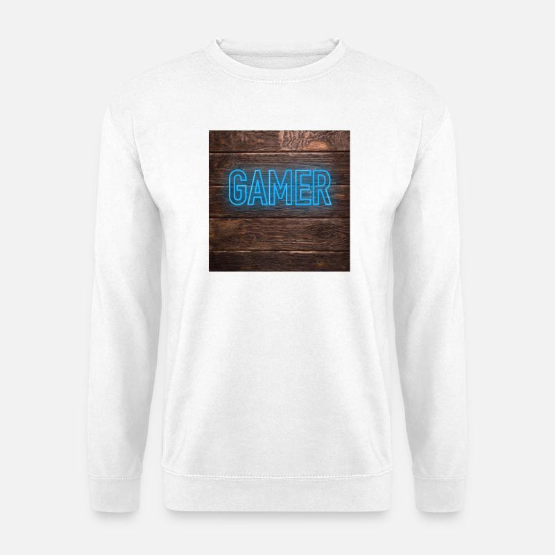 Gamer - Unisex Pullover - Weiß