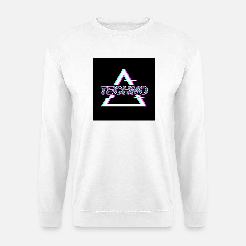 Techno - Unisex Sweatshirt - white