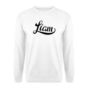 Name Liam - Unisex Sweatshirt - white - Front