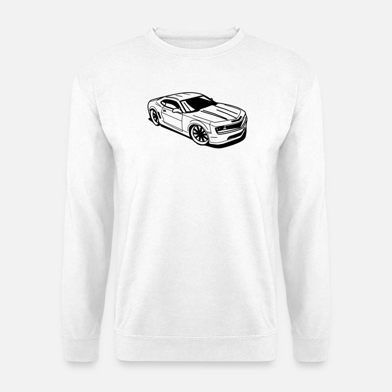 Amerikanischer Sportwagen - Unisex Pullover - Weiß