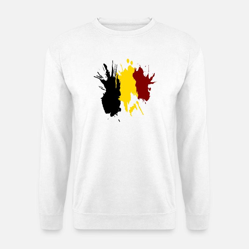 Belgien Pepigo - Unisex Pullover - Weiß