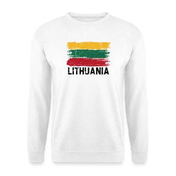 Coups de pinceau tricolores vibrants - Sweat-shirt Unisexe - blanc - Devant