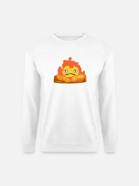 Calcifer - Unisex Pullover - Weiß