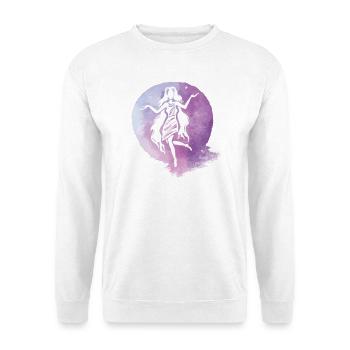 Purple Watercolor Dancer Silhouette - Unisex Sweatshirt - white - Front