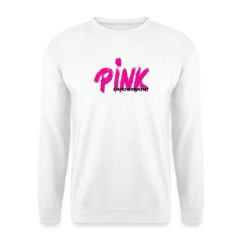 Pink Empowerment - Unisex Pullover - Weiß - Vorne