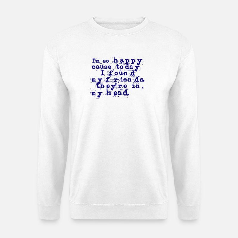 Songtext Lithium - Nirvana (deutsche Übersetzung) - Unisex Pullover - Weiß