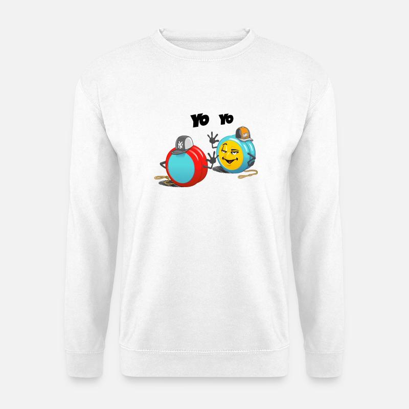 yo yo - Unisex Sweatshirt - white