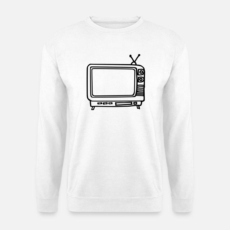 Fernseher - Unisex Pullover - Weiß
