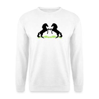 Horses - Unisex Sweatshirt - white - Front