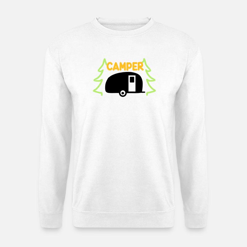 Camper - ready for vacation - Unisex Sweatshirt - white