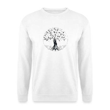 Baum des Lebens - Unisex Pullover - Weiß - Vorne