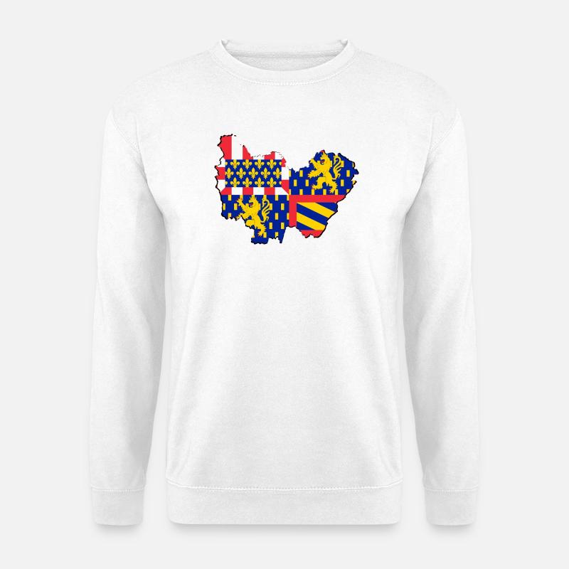 bourgogne franche Comté - Unisex Sweatshirt - white