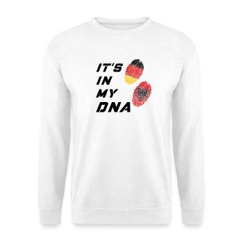 In meiner DNA Deutschland und Albanien / Geschenk - Unisex Pullover - Weiß - Vorne