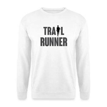 Trail Runner - Unisex Sweatshirt - white - Front