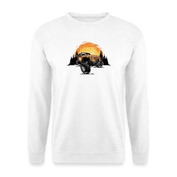 Sunrise Jeep Offroad Vista - Unisex Sweatshirt - white - Front