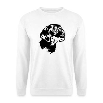 Slovensky Kopov Kopf - Unisex Pullover - Weiß - Vorne