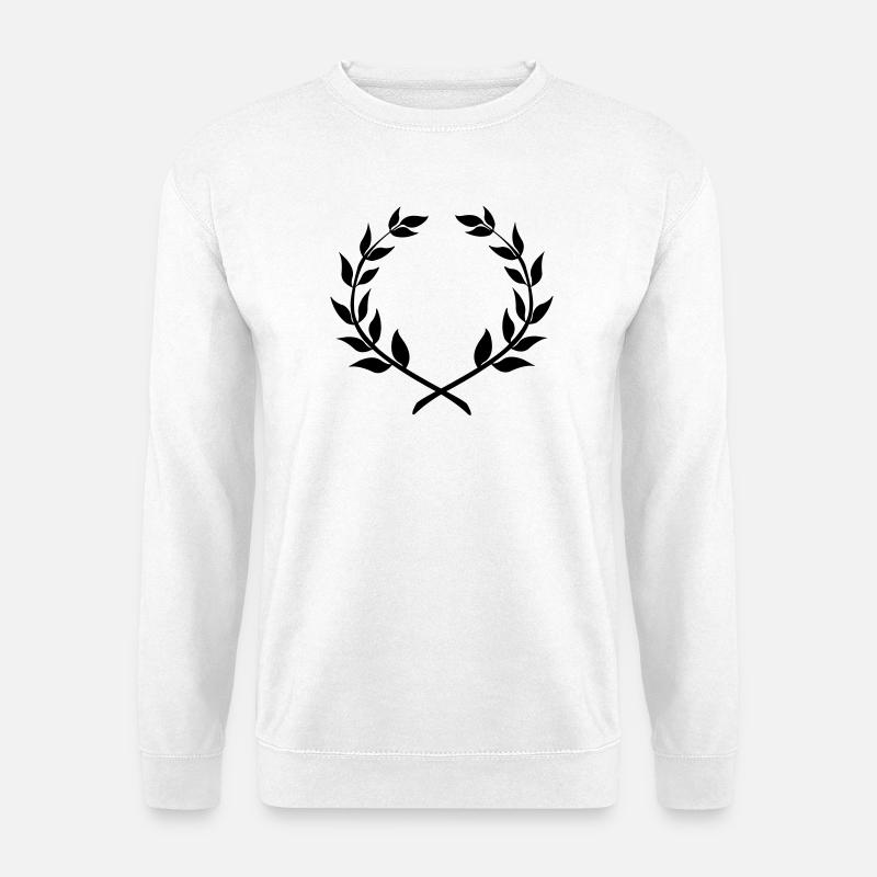 Siegerkranz Lorbeerkranz - Unisex Pullover - Weiß