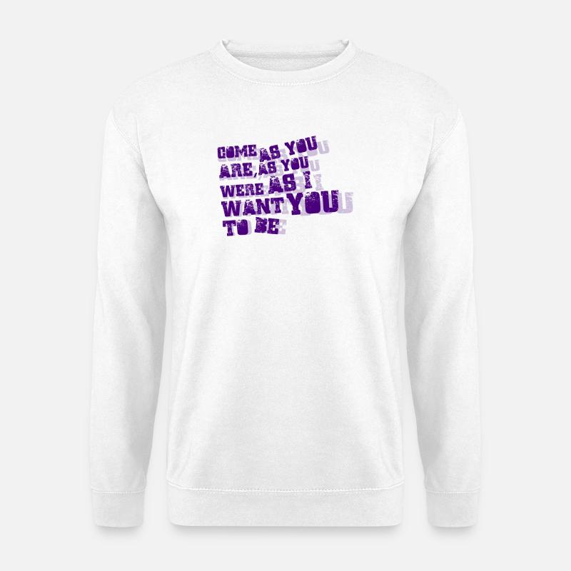 Nirvana - Komm, wie du bist - Unisex Pullover - Weiß