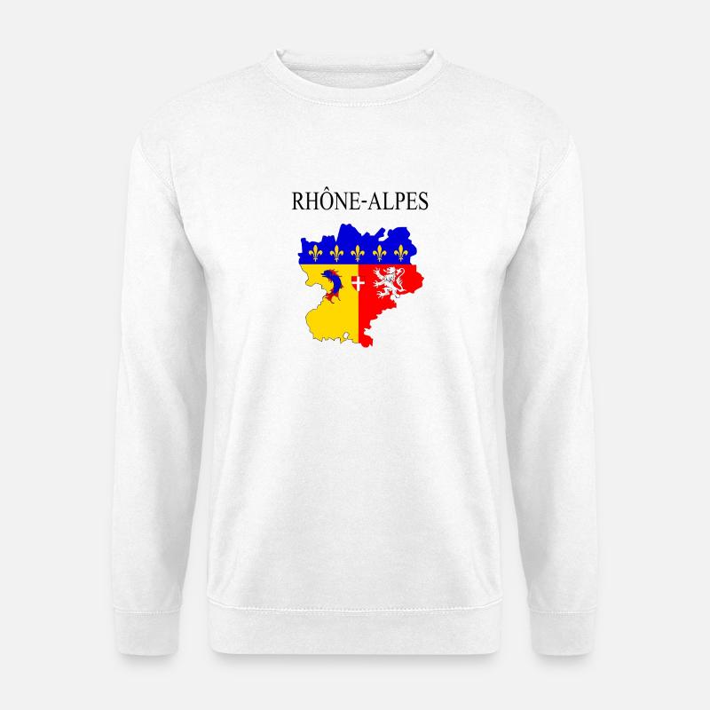 Rhône-Alpes - Unisex Pullover - Weiß