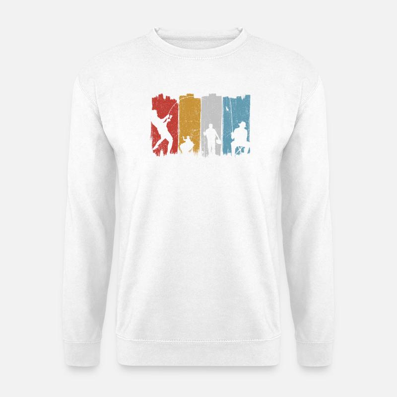 Lebendige Tanzsilhouetten - Unisex Pullover - Weiß